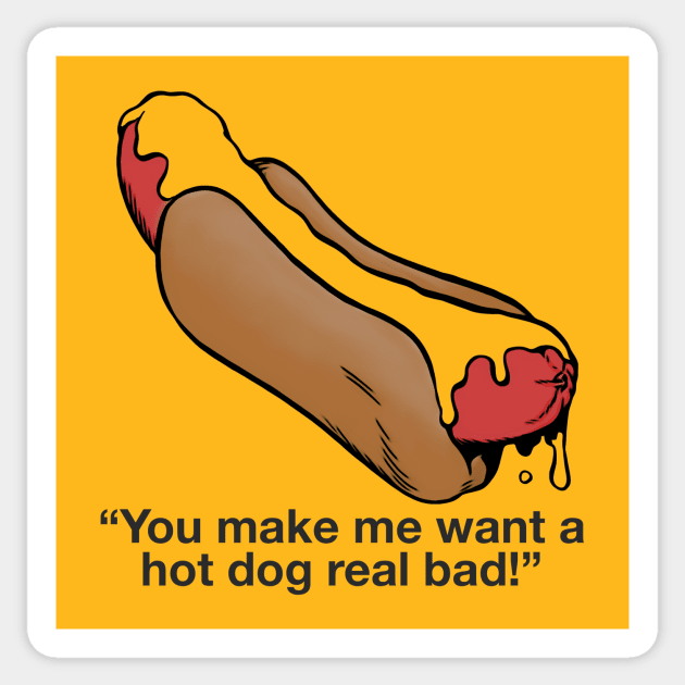 Hot Dog Lover Sticker by JasonLloyd